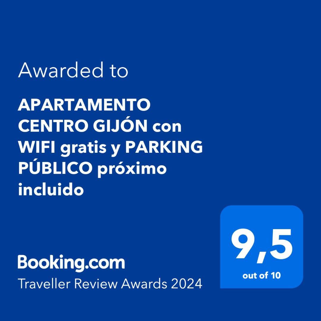 Apartamento Centro Gijon Con Wifi Gratis Y Parking Publico Proximo Incluido Gijón Exterior foto